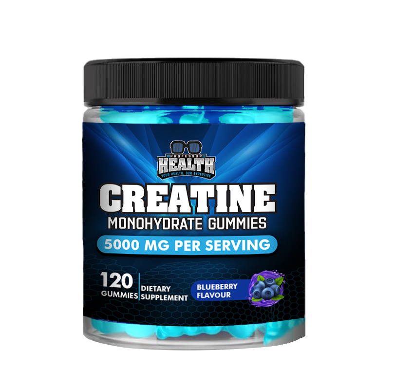 Professor Health Creatine Gummies 5000mg Blueberry