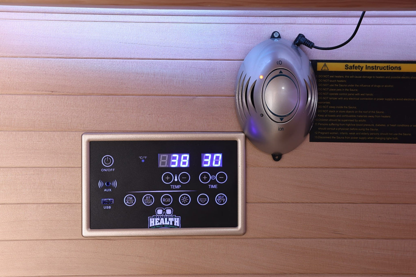 HotBox2 Black Indoor Infrared Sauna 2 Seater 13 AMP