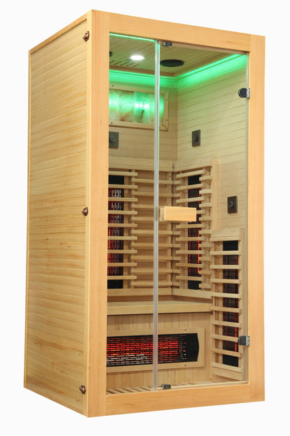 HotBox1 Indoor Infrared Sauna 1 Seater 13 AMP