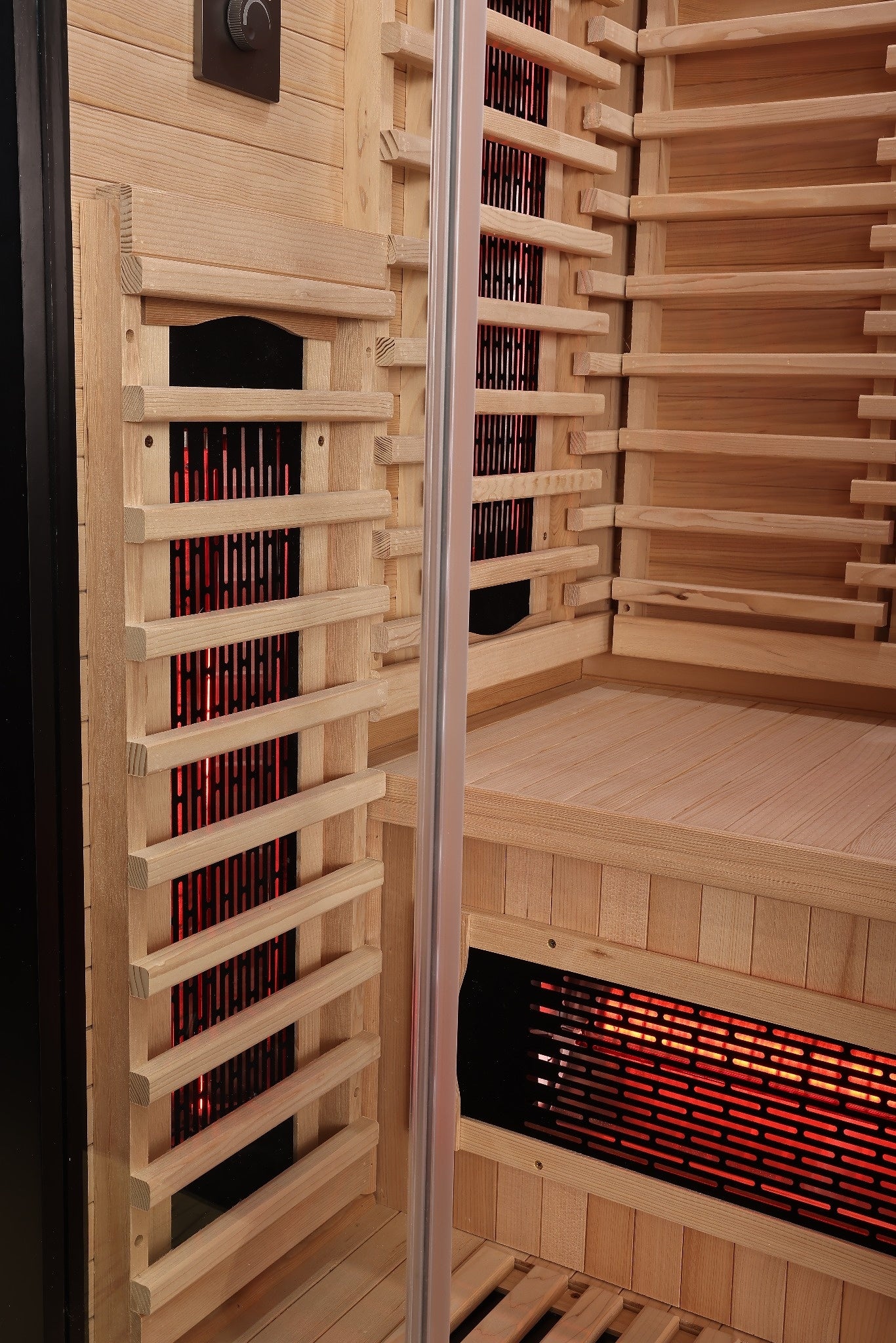 HotBox1 Black Indoor Infrared Sauna 1 Seater 13 AMP
