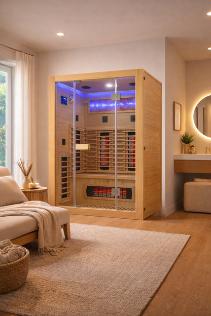 HotBox2 Indoor Infrared Sauna 2 Seater 13 AMP