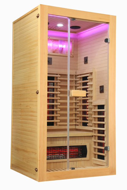 HotBox1 Indoor Infrared Sauna 1 Seater 13 AMP